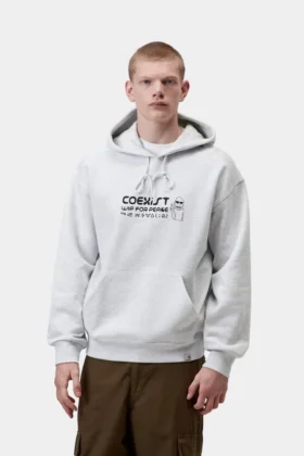 Hooded Bumper Sticker Sweatshirt