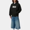 Hooded Bumper Sticker Sweatshirt