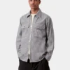 Mercer Stripe Shirt Jacket