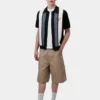Short Sleeve Mello Stripe Knit Shirt