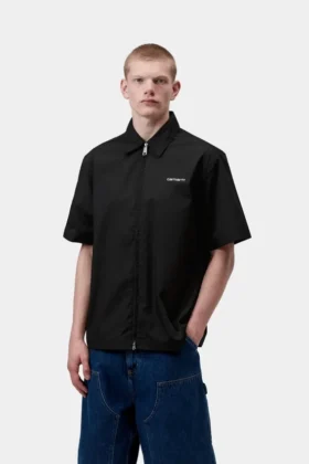 Short Sleeve Postal Zip Shirt