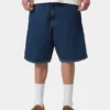 Single Knee Short – Denim